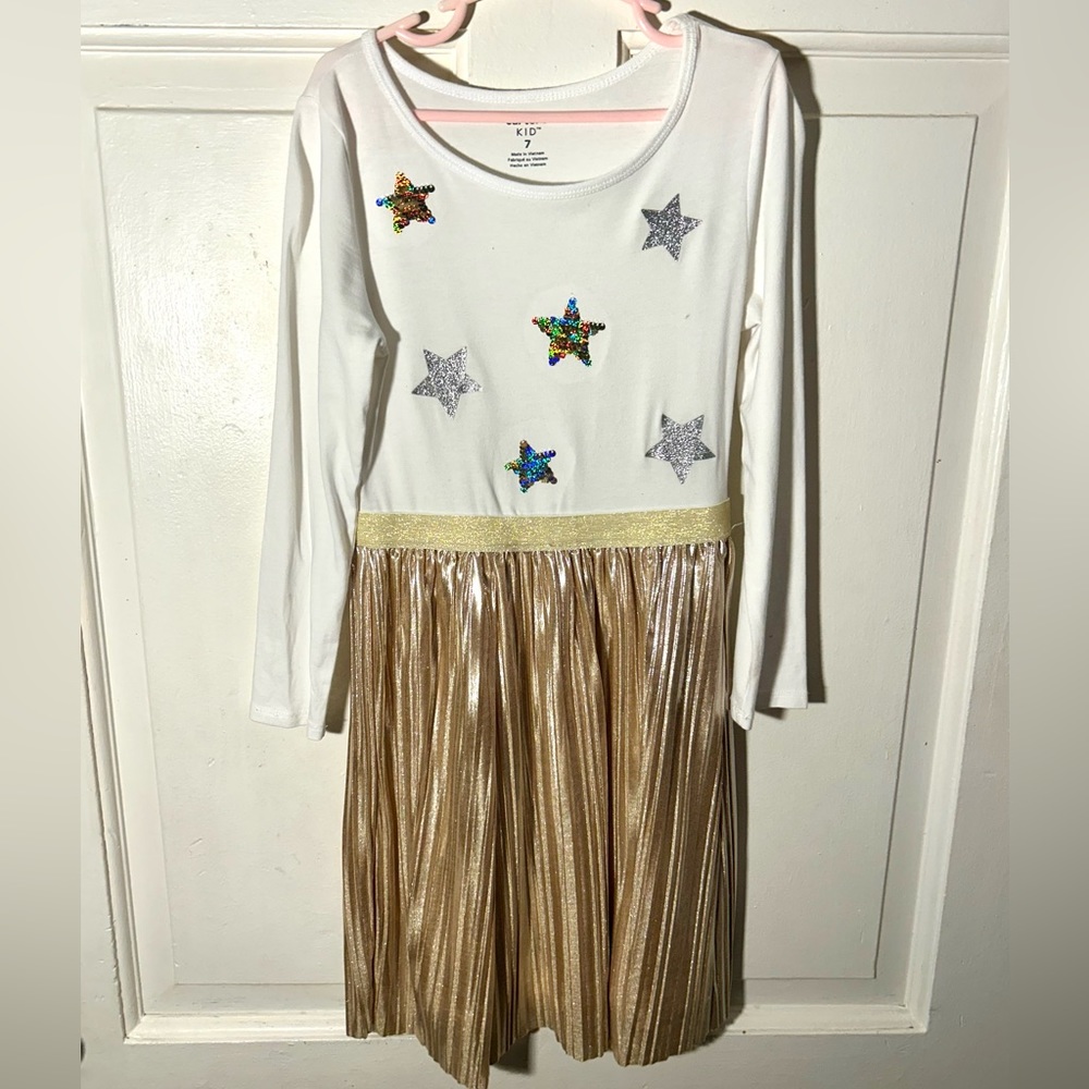Gold and silver star dress